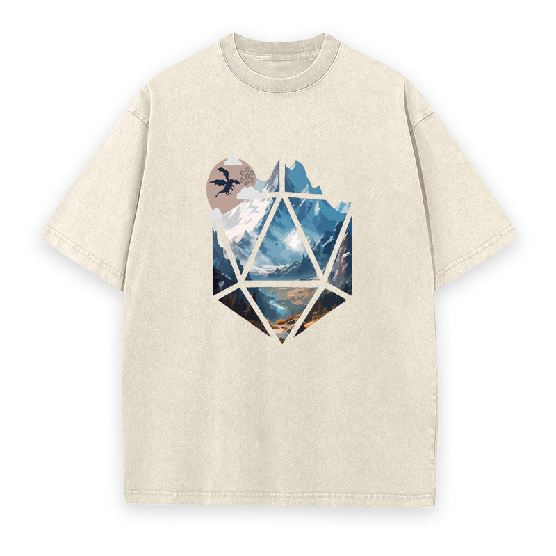 Snow Mountain View Unisex Tee