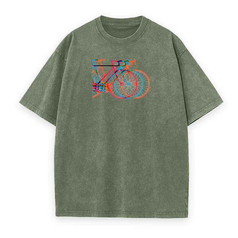 Colorful Bicycle Unisex Tee