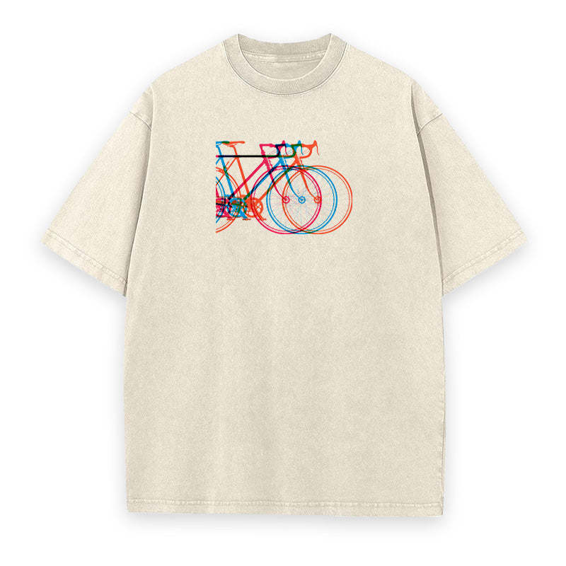 Colorful Bicycle Unisex Tee
