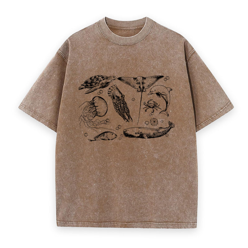 Ocean Creatures Unisex Tee