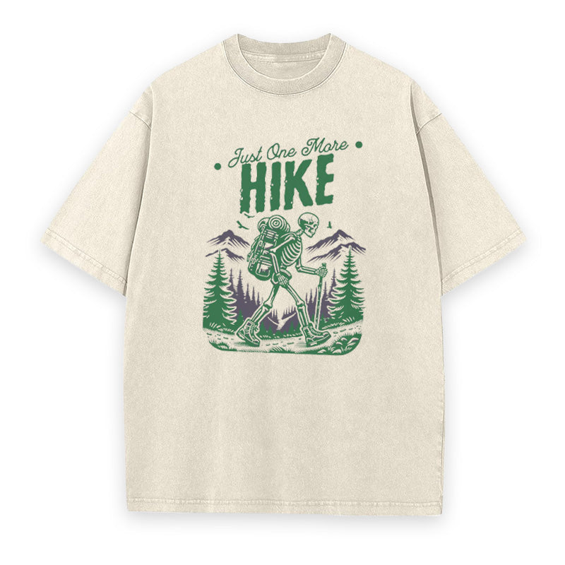 Funny Halloween Skeleton Hiking Unisex Tee