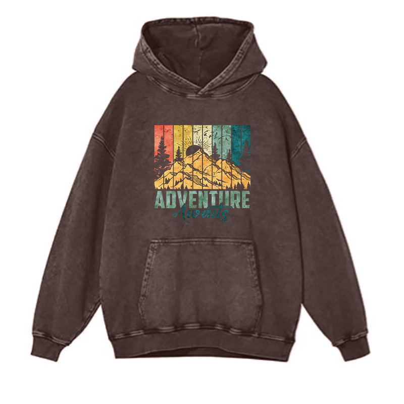 Retro Adventure Awaits hoodies