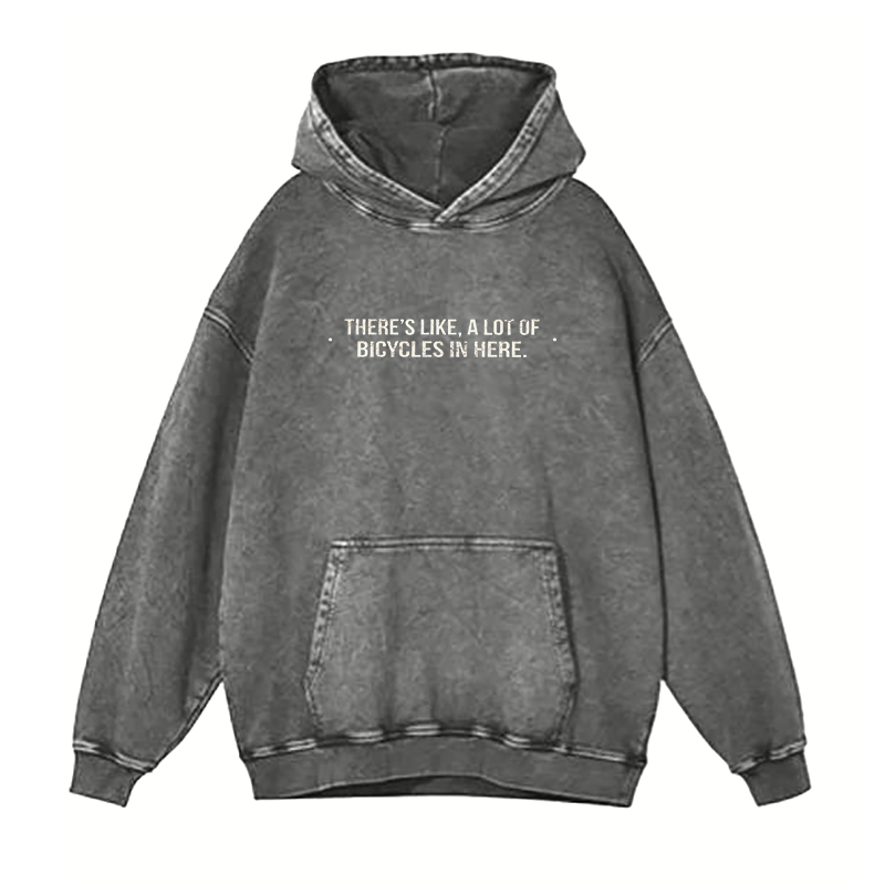 Theres like a lot of bicycles in here hoodies