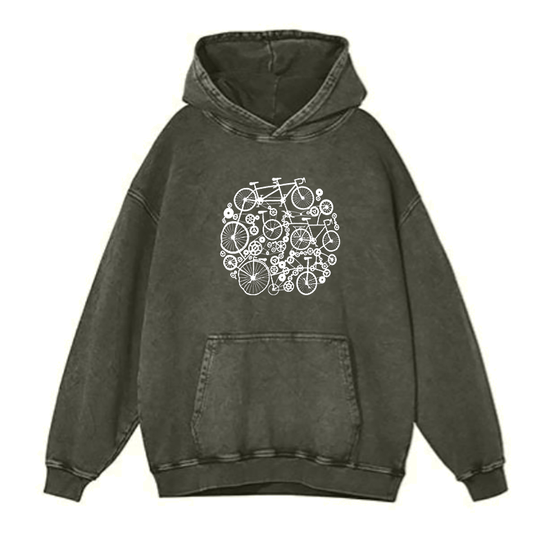Bicycle wheel hoodies