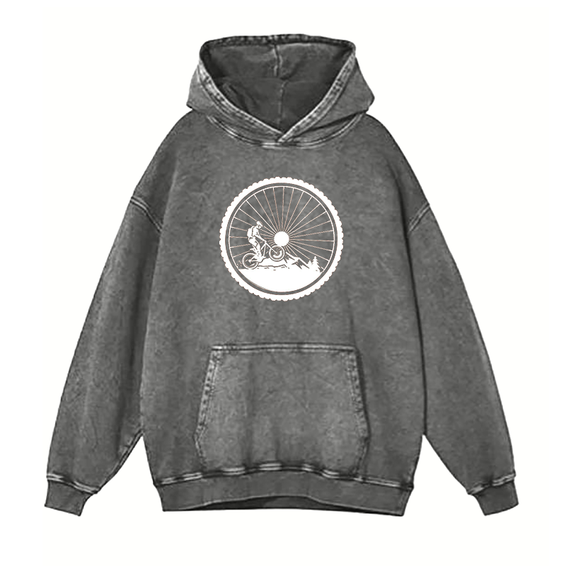 Bike wheel hoodies