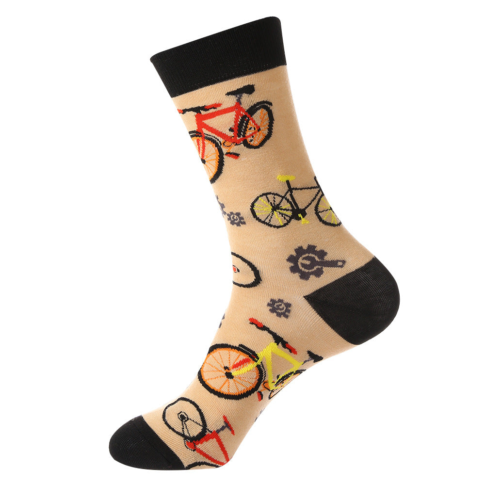 Bike Pattern Socks