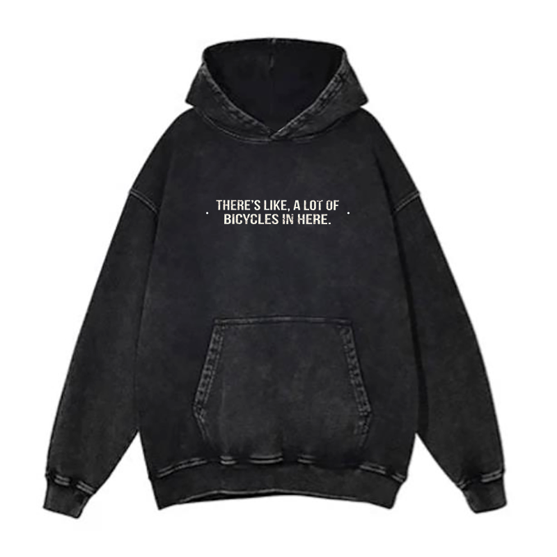 Theres like a lot of bicycles in here hoodies