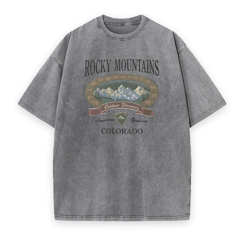 Rocky Mountains Colorado Unisex Tee
