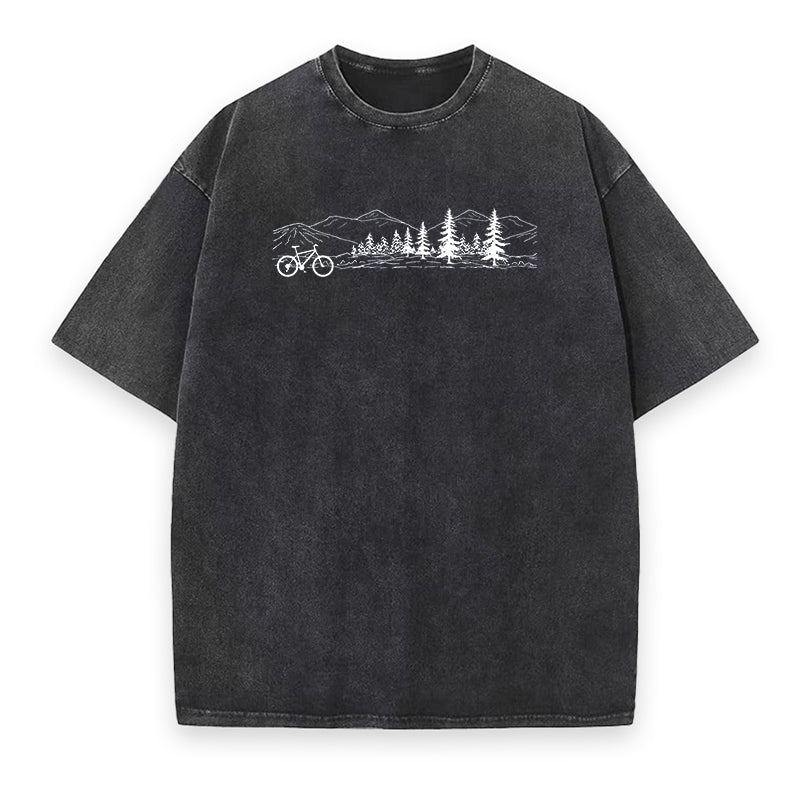 Pedal to the Peaks and Pines Unisex Tee