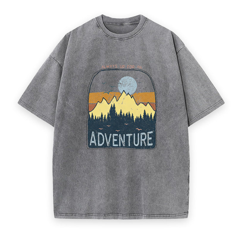 Retro Mountain Adventure Unisex Tee