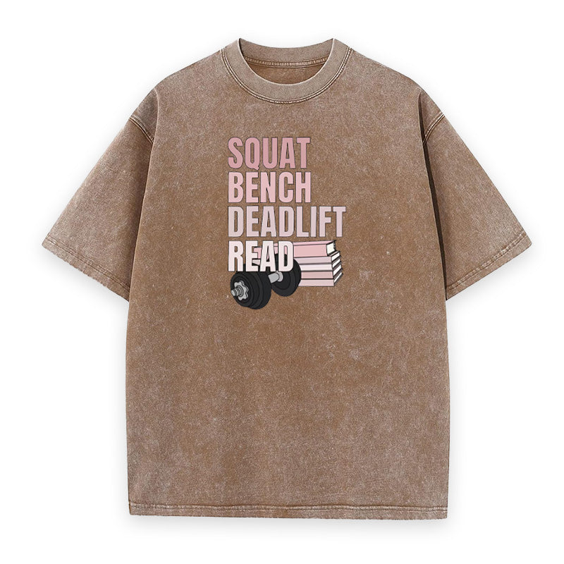 Squat Bench Deadlift Read Unisex Tee