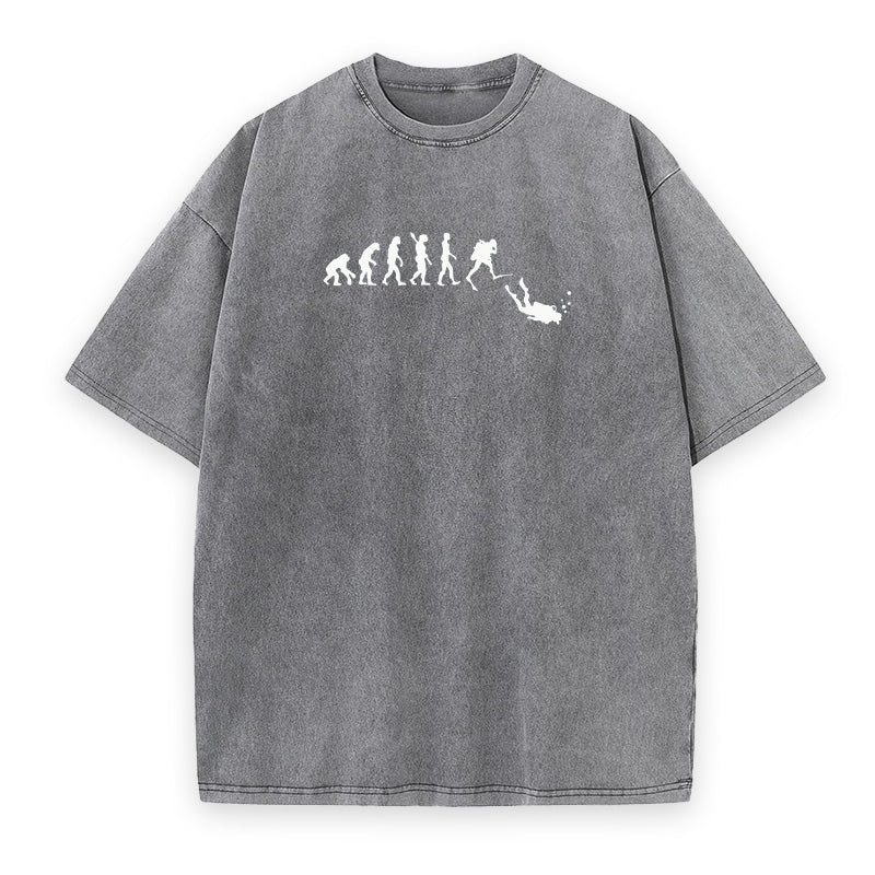 Scuba Diving Evolution Unisex Tee