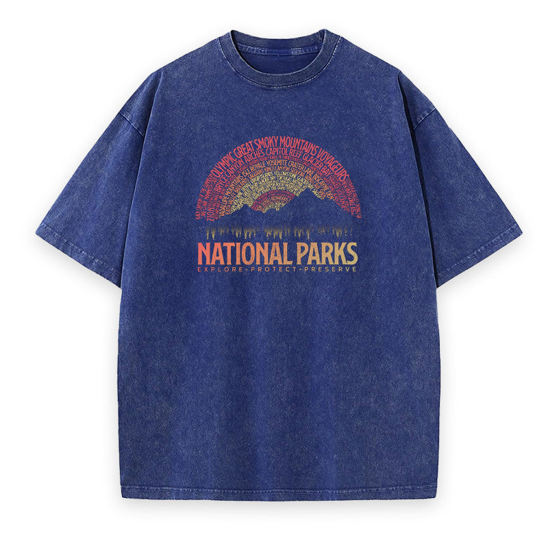 National Parks Sunset Unisex Tee