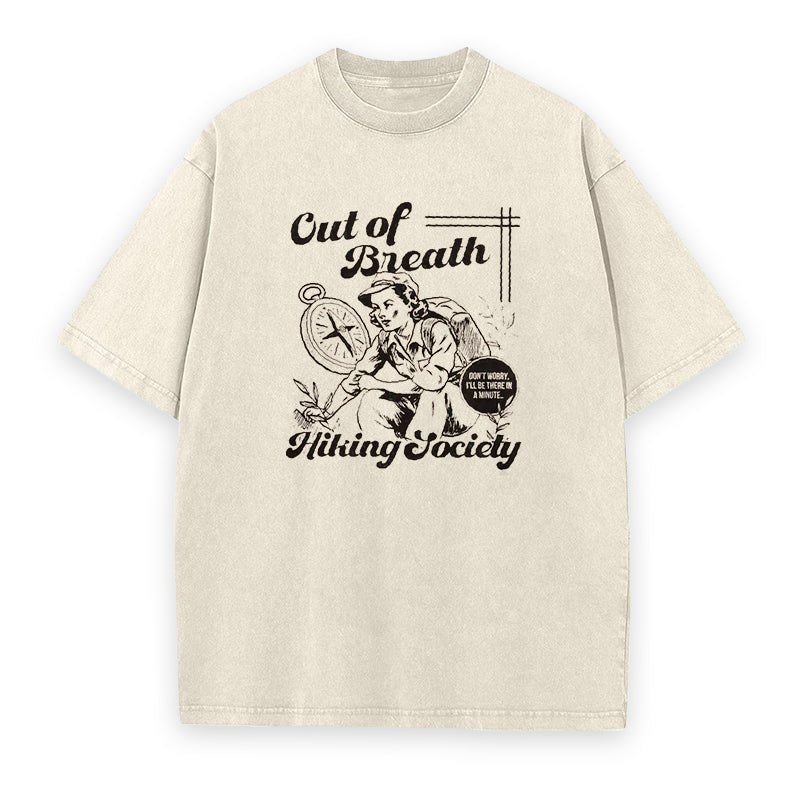 Out Of Breath Hiking Society Unisex Tee
