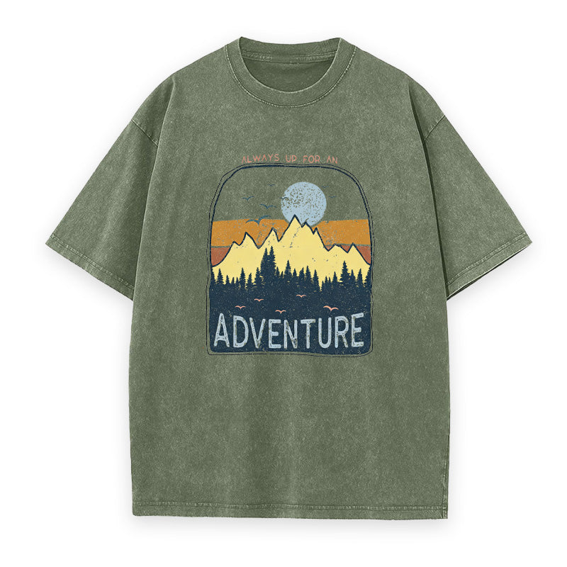 Retro Mountain Adventure Unisex Tee