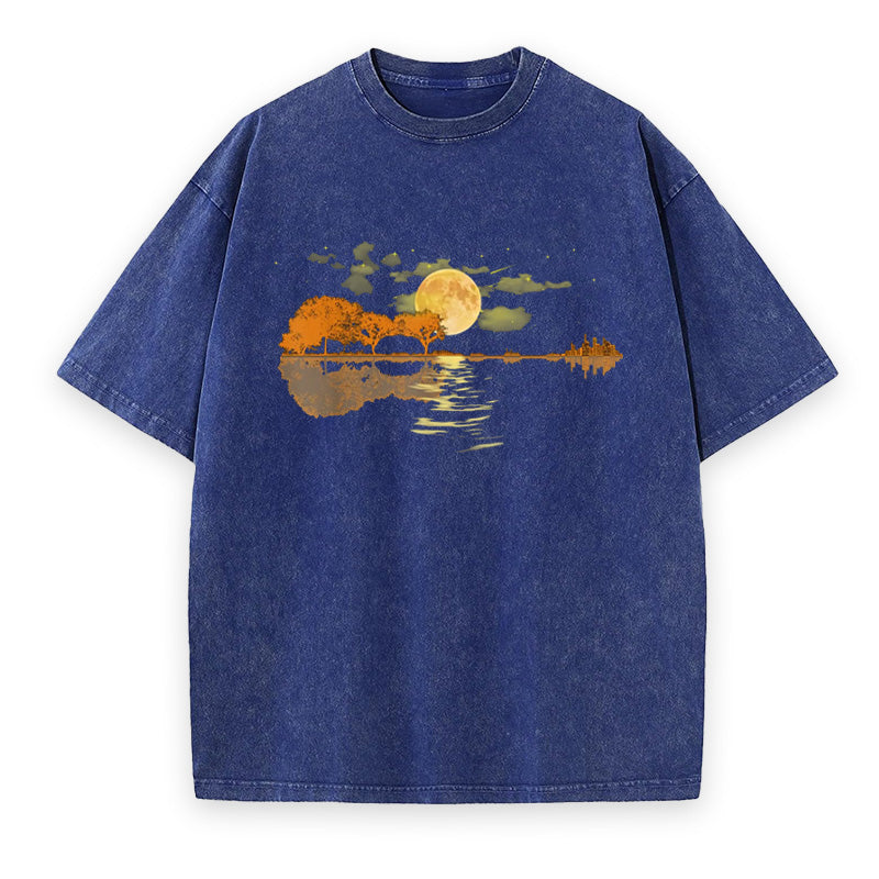 Guitar Lake Reflections Unisex Tee