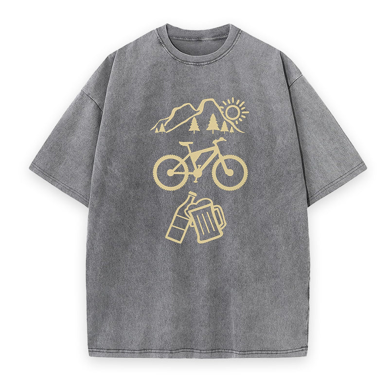Mountain Bike And Beer Tee