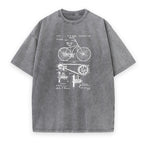 1890 Bicycle Patent Unisex Tee