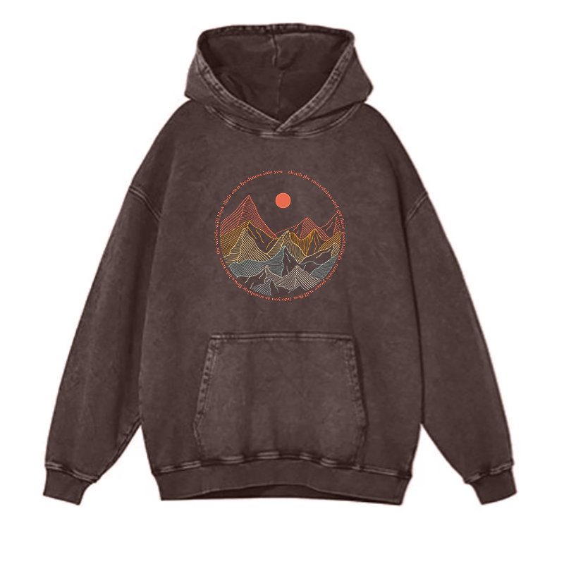 Climb the Mountains hoodies