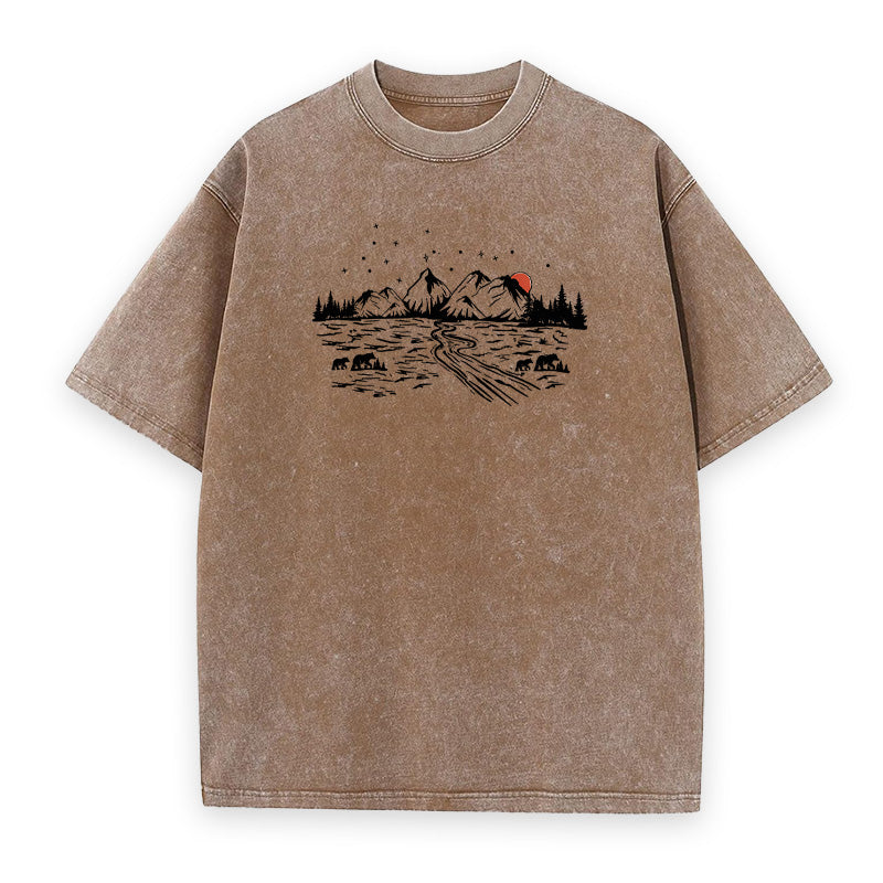 Mountain Silhouette Unisex Tee