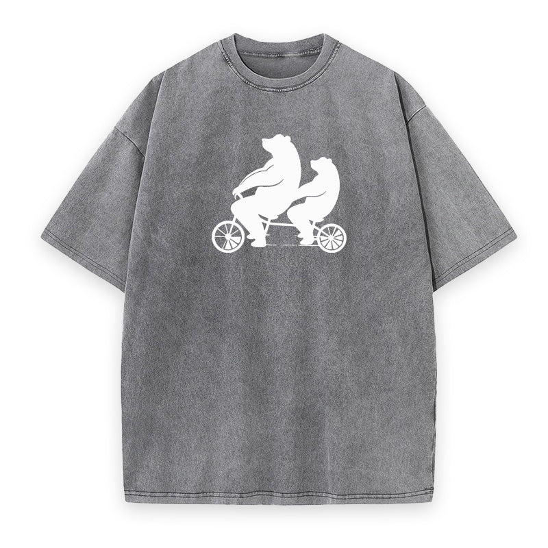Biking Bears Unisex Tee