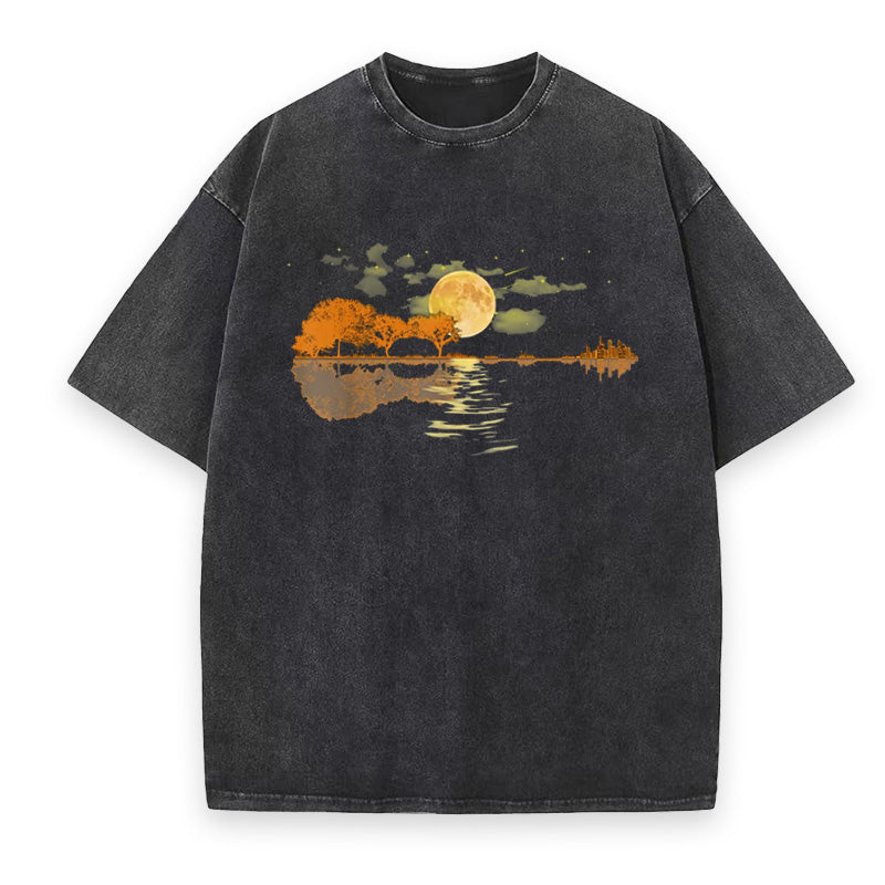 Guitar Lake Reflections Unisex Tee