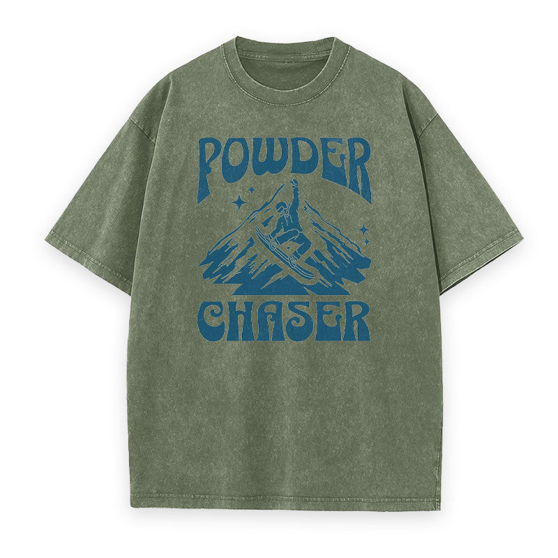 Powder Chaser Snowboard Unisex Tee