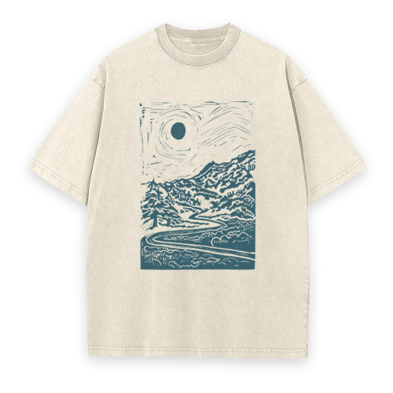 Rocky Mountain Road Unisex Tee