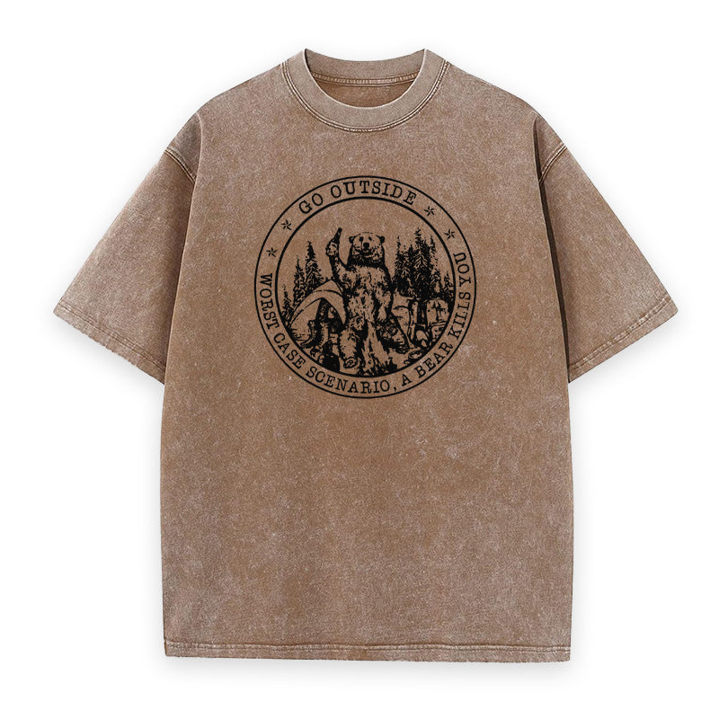 Mountain Themed Hiking Unisex Tee