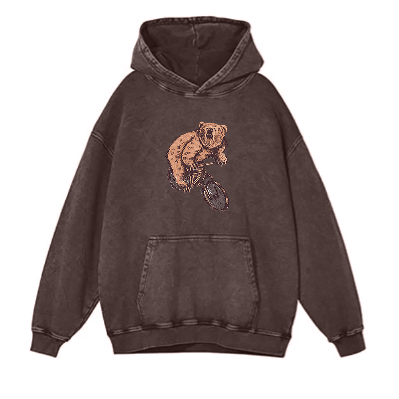 Bear On Bike hoodies