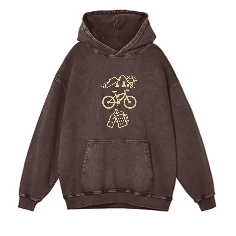 Mountain Bike And Beer hoodies