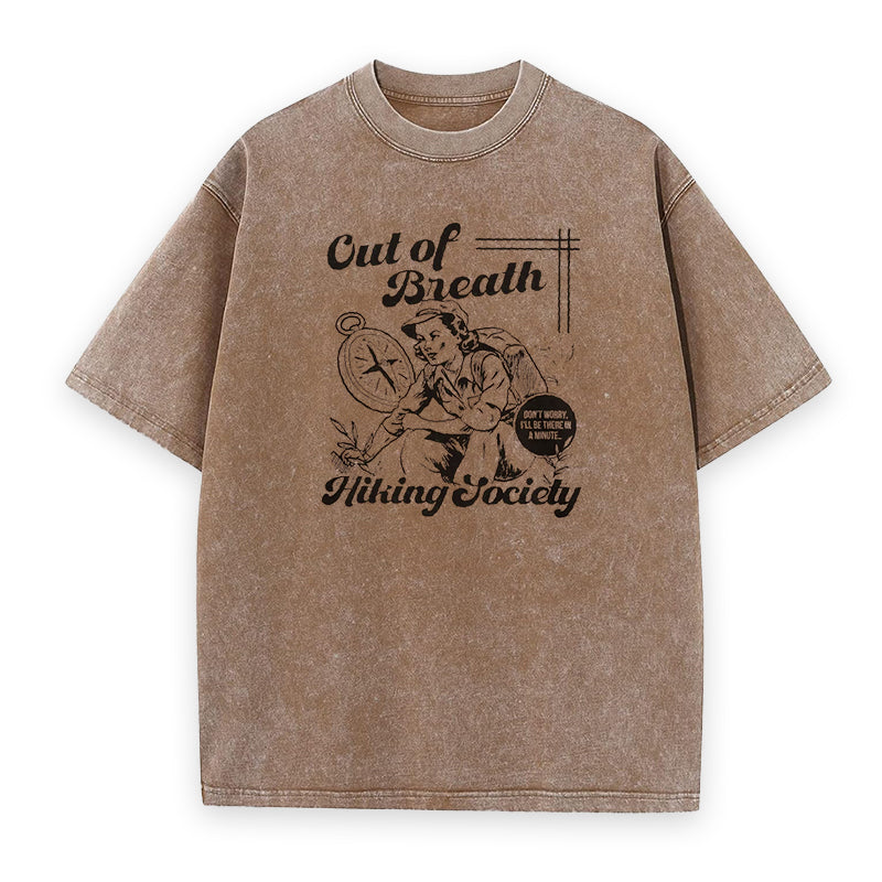 Out Of Breath Hiking Society Unisex Tee