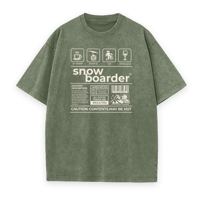 Funny Snowboarder Unisex Tee