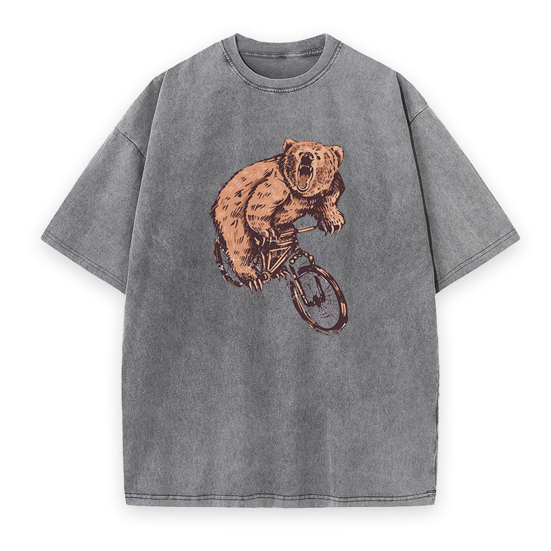 Bear On Bike Unisex Tee
