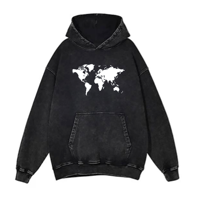 World Map hoodies