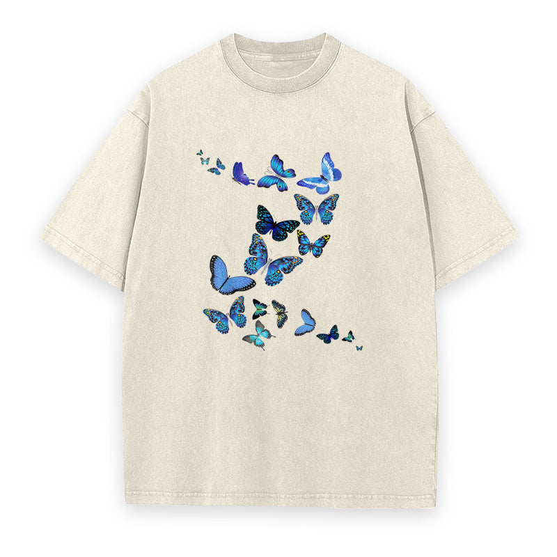 Blue Butterflies Unisex Tee