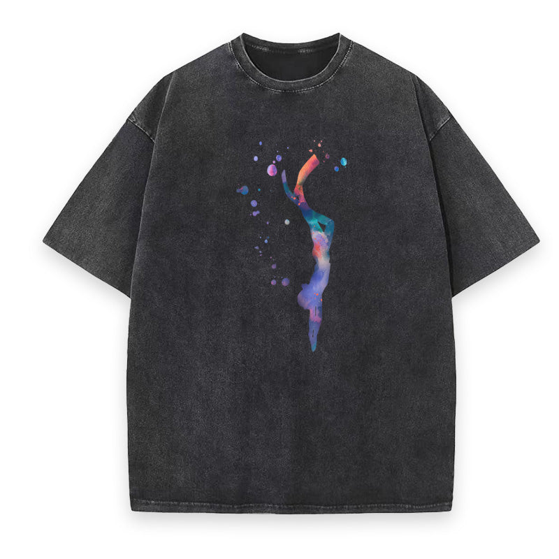 Watercolor Scuba Diver Unisex Tee