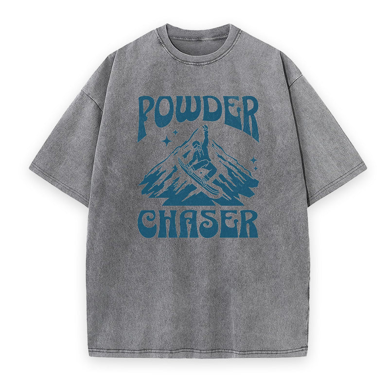 Powder Chaser Snowboard Unisex Tee