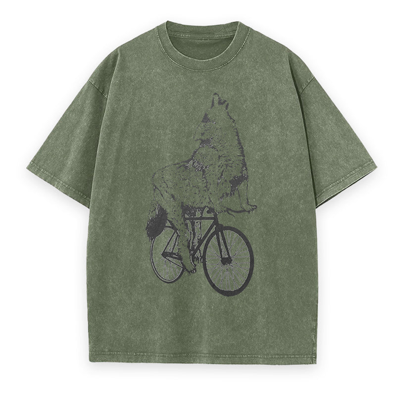Wolf on Wheels Unisex Tee
