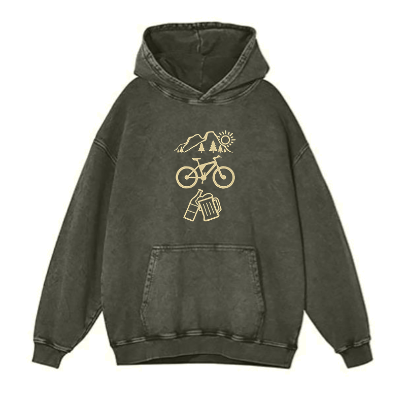Mountain Bike And Beer hoodies
