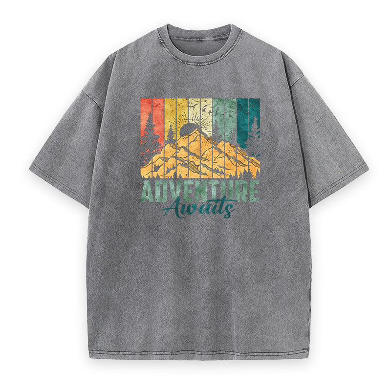 Retro Adventure Awaits Tee