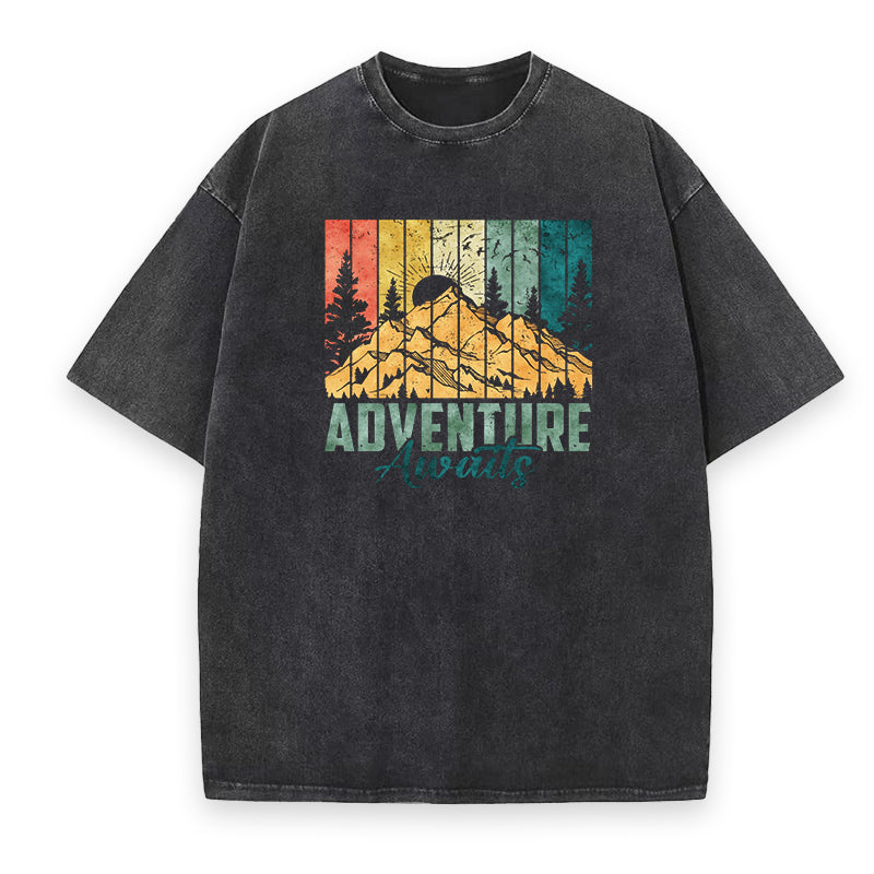 Retro Adventure Awaits Tee