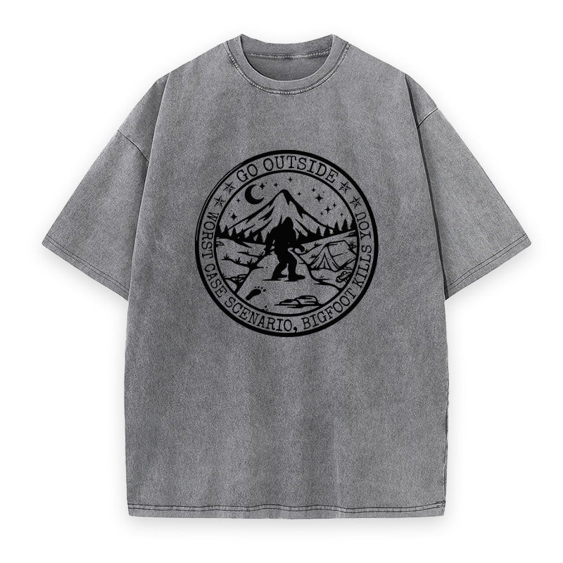 Worst Case Scenario Bigfoot Unisex Tee
