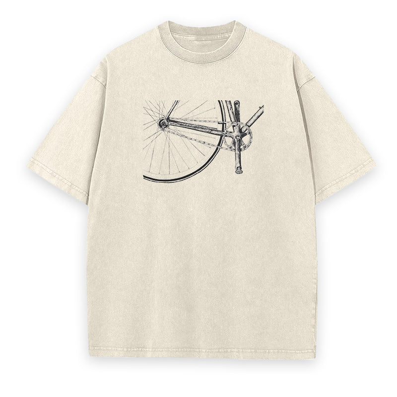 Vintage Bicycle Art Unisex Tee