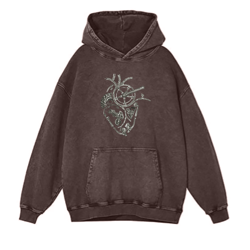 Heart Powered by Pedals hoodies