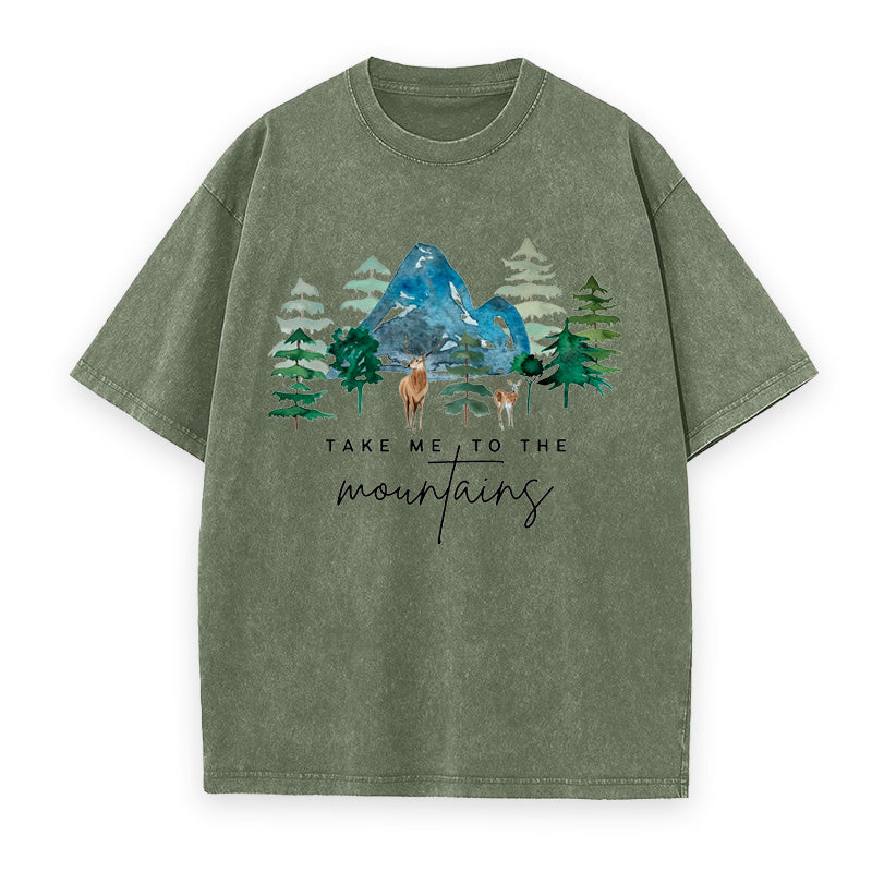 TAKE ME TO THE MOUNTAINS Unisex Tee