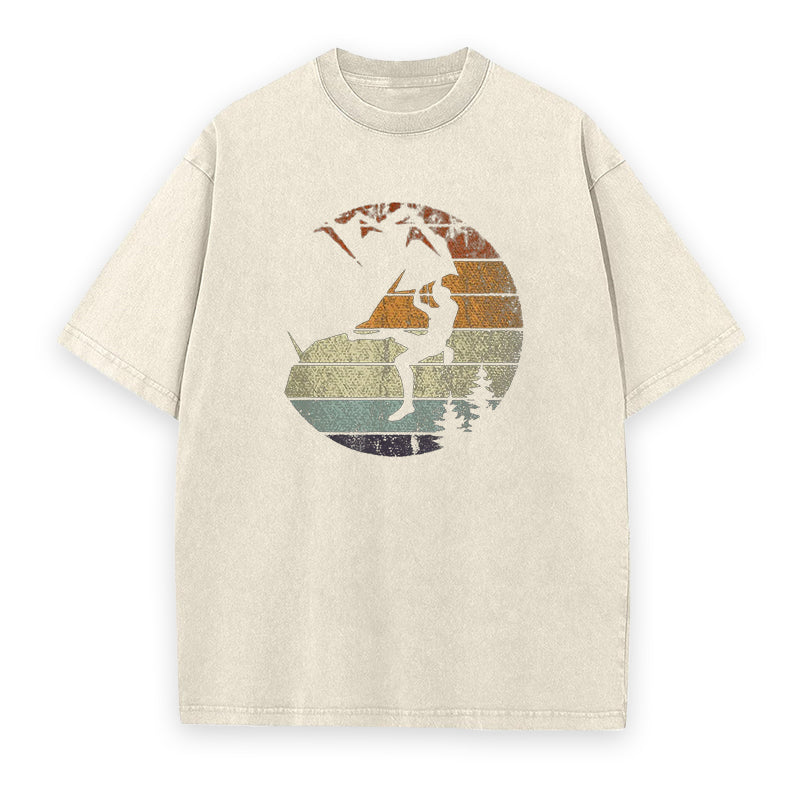 Mountain Climber Climb Sports Rock Climbing Tee