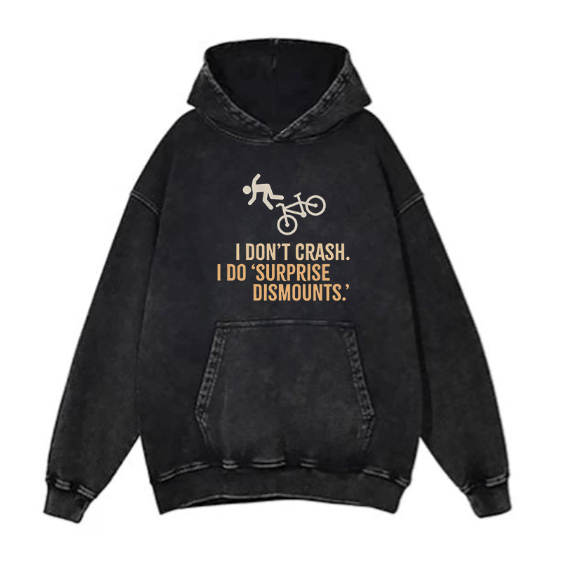 Bike Humor Tee Crash hoodies