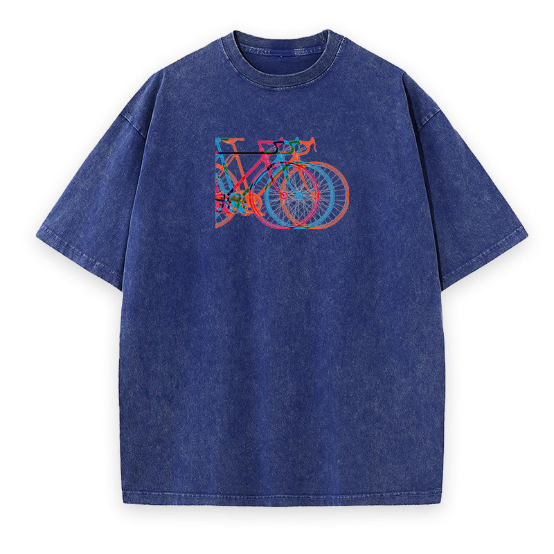 Colorful Bicycle Unisex Tee