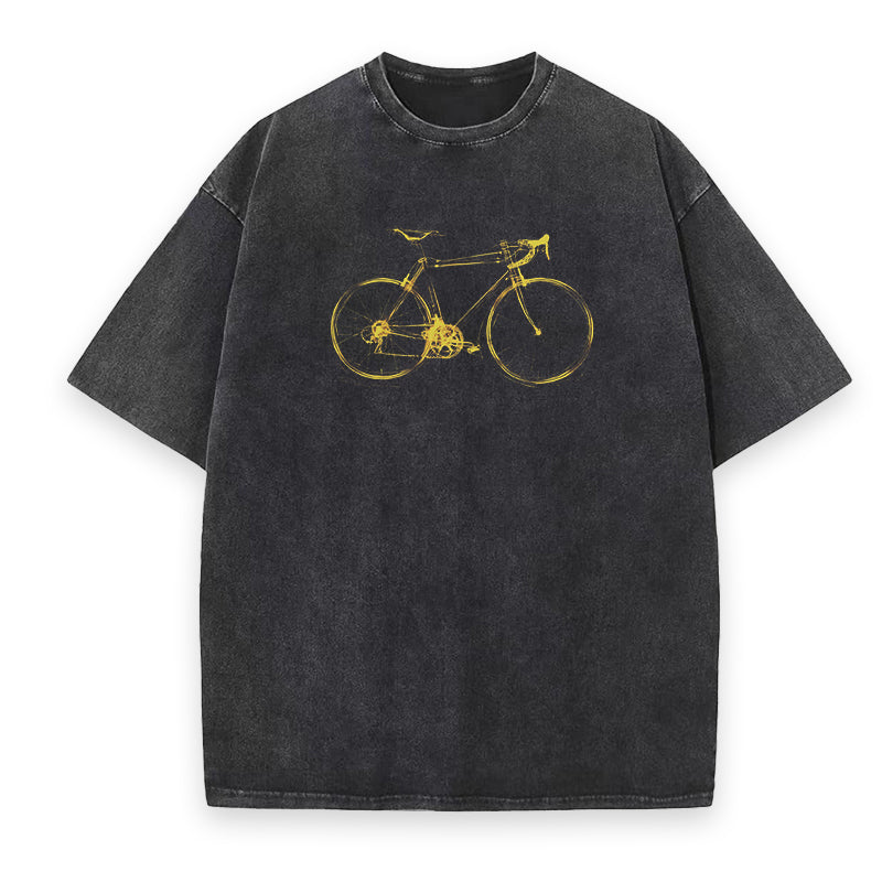 Gold Bike Tee